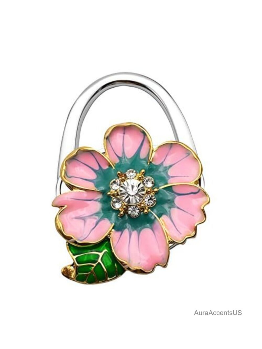 Foldable Metal Purse Hook for Table Handbag Hanger